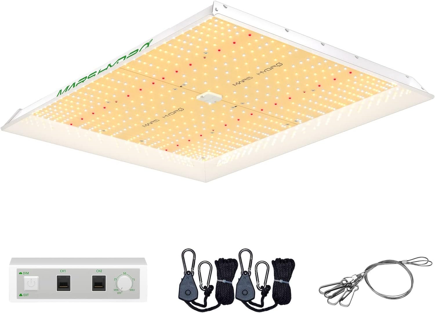 MARS HYDRO TSW2000 Led Grow Light 300 watt 4x4ft Coverage Full Spectrum Growing Lamps for Indoor Plants Dimmable Daisy Chain Seeding Veg Bloom Light for Hydroponics Indoor