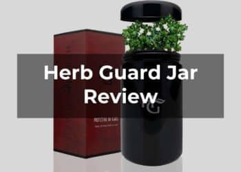 The Herb Guard jar with a text overlay reading "Herb Guard Jar Review"