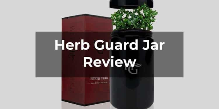 The Herb Guard jar with a text overlay reading "Herb Guard Jar Review"