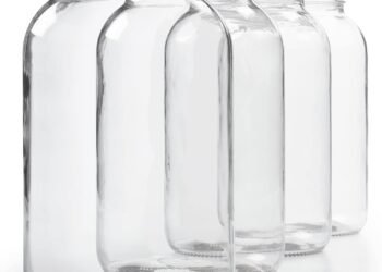 wide mouth 1 gallon glass jar with lid review